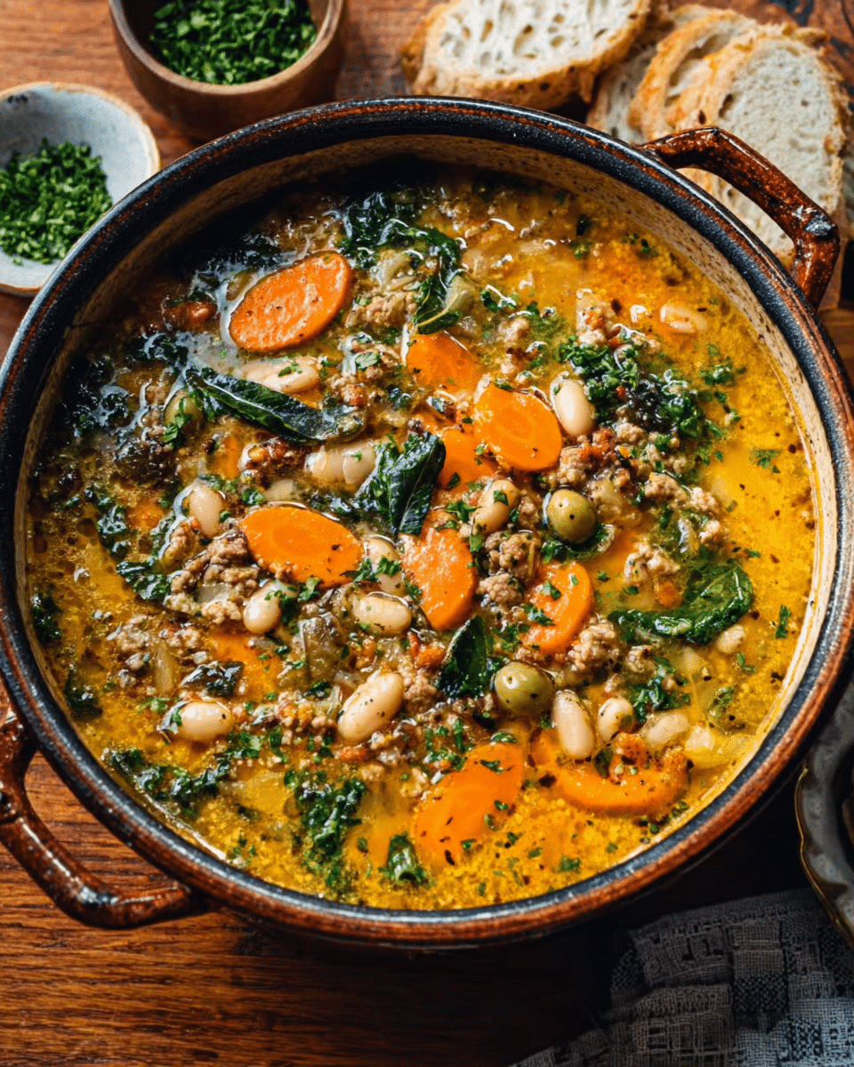 Tuscan Treasure: Simple Spinach & White Bean Soup for Heart Health
